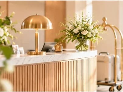 Hotel front desk